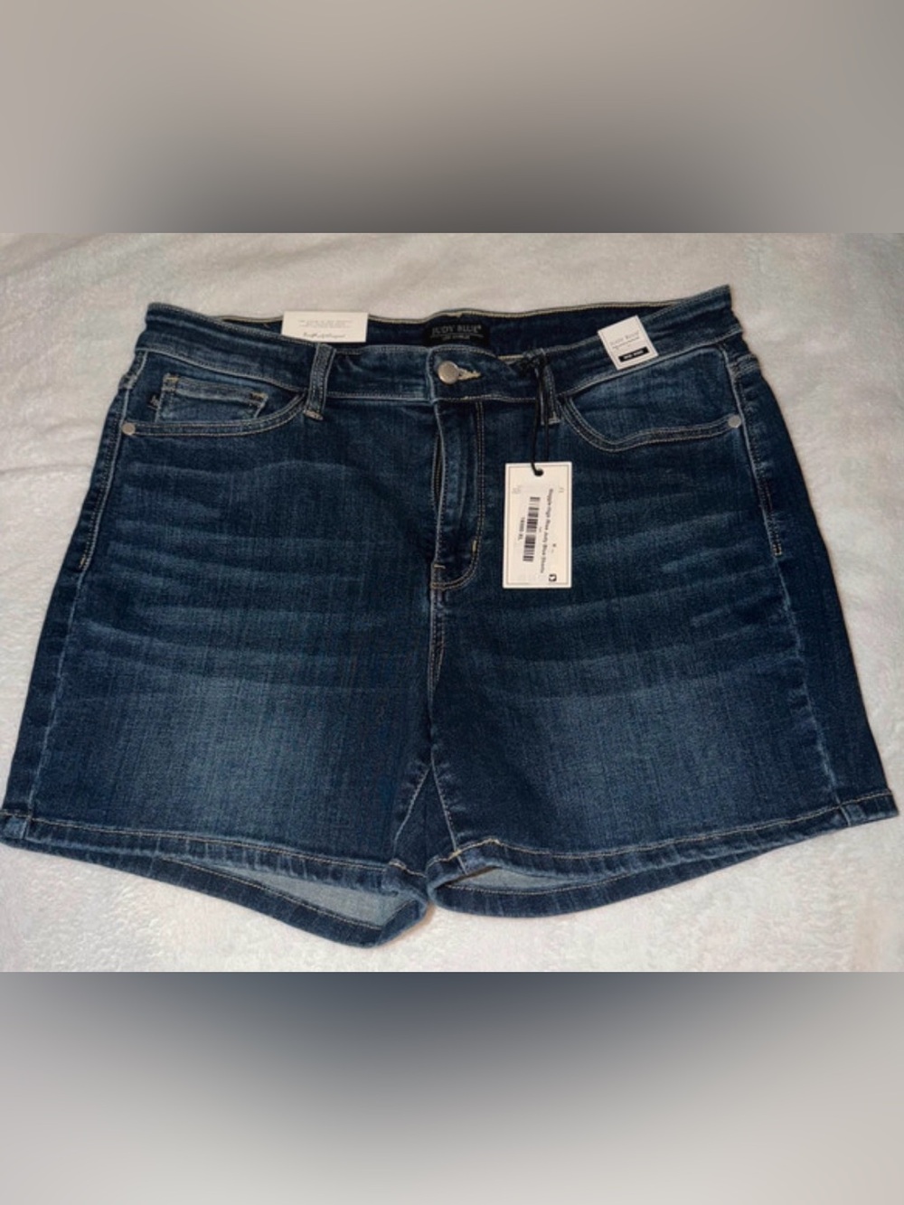 Judy Blue Dark Wash High-Rise Jean Shorts